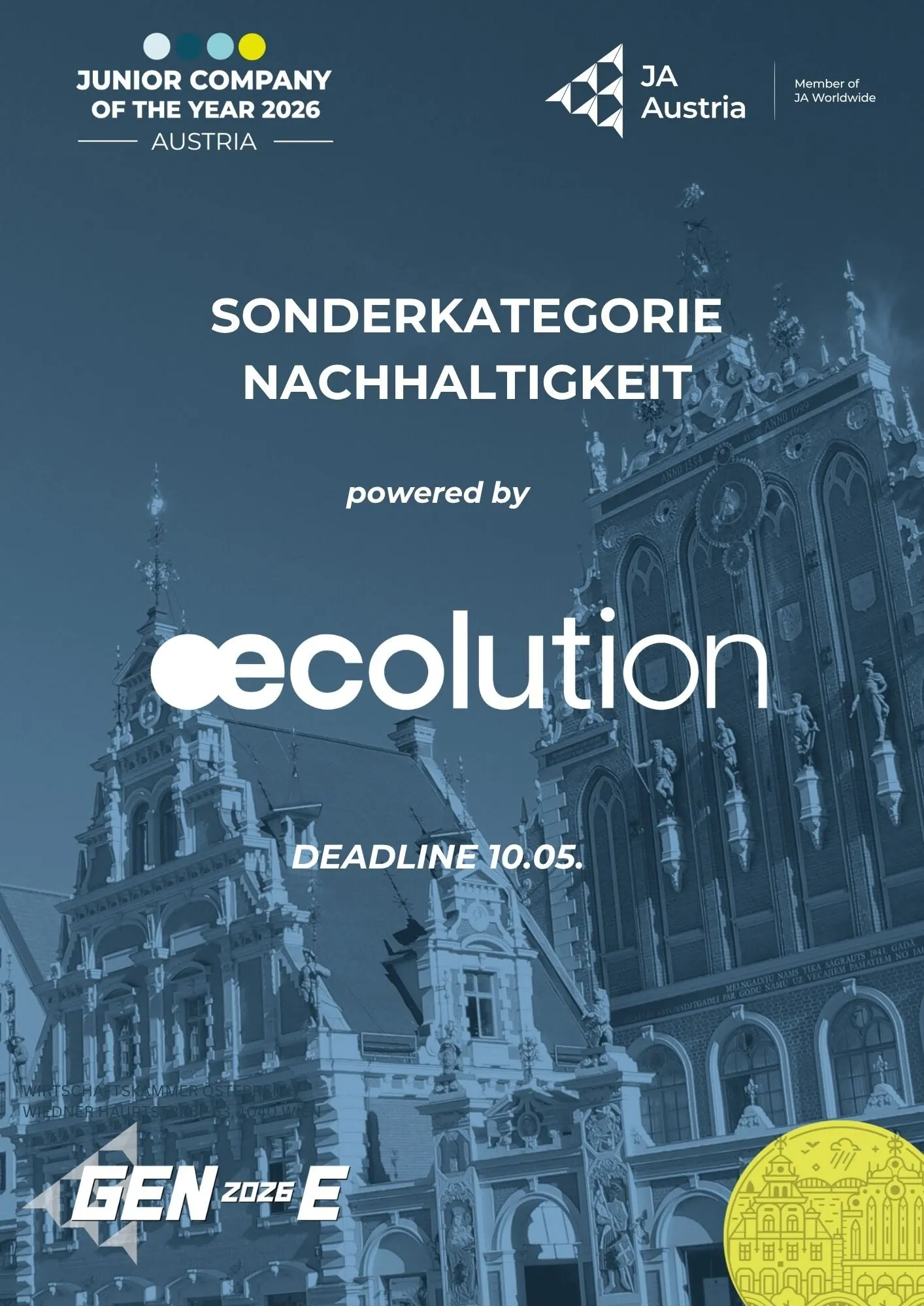 Plakat Sonderkategorie Nachhaltigkeit, powered by oecolution
